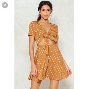 Nasty gal polka dot dress 👗